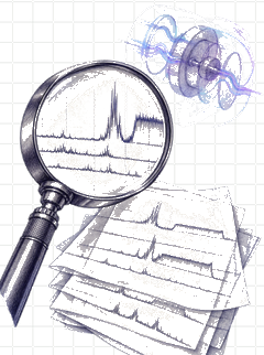 Observational study: a loupe over layered timing traces with unresolved contour marks.